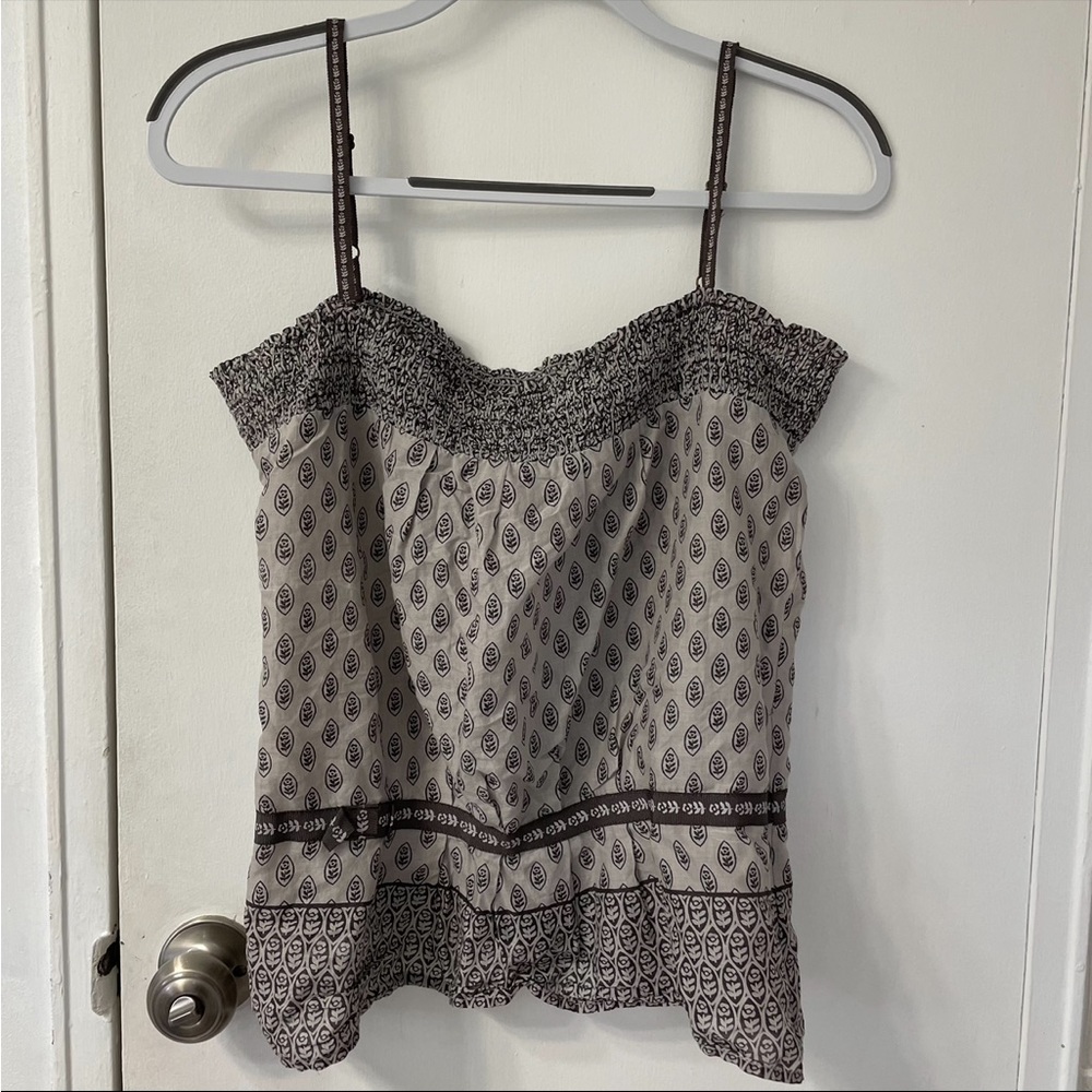 CALVIN KLEIN Women’s Gray Adjustable Strap Top. Size M - Picture 2 of 12
